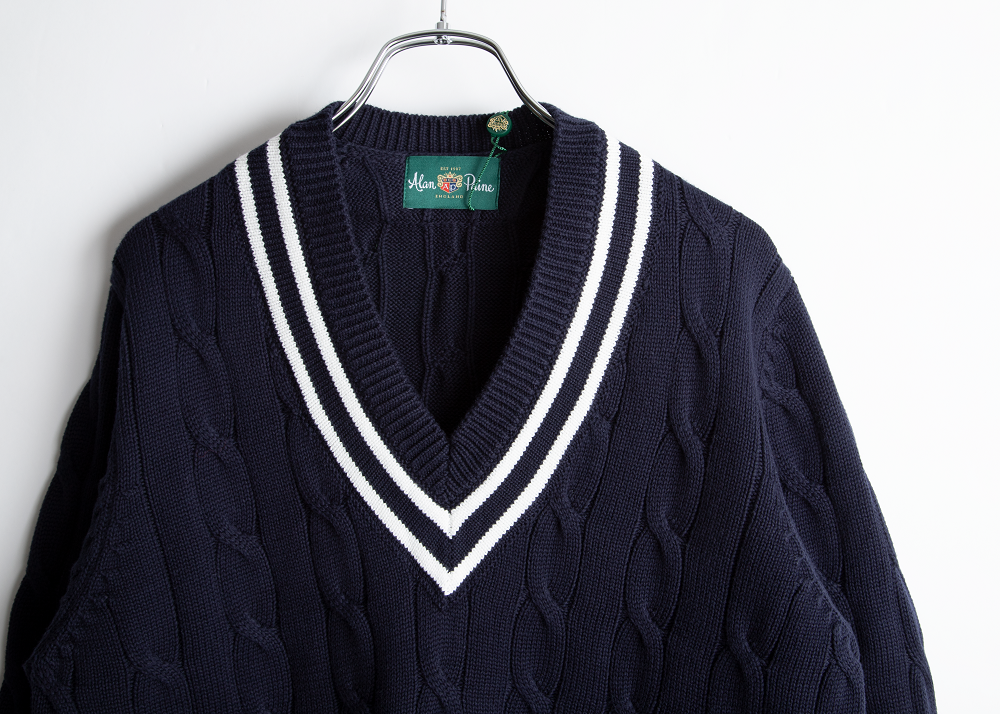 ALAN PAINE Cotton Cricket Sweater | NEWS - AlanPaine(アラン ペイン)